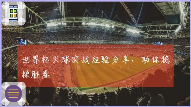 世界杯买球实战经验分享，助你稳操胜券